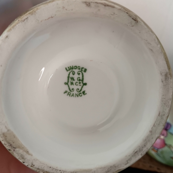 William Guerin Limoges Geese Dutch Girls Candlestick Holders Hand Painted - Picture 7 of 7